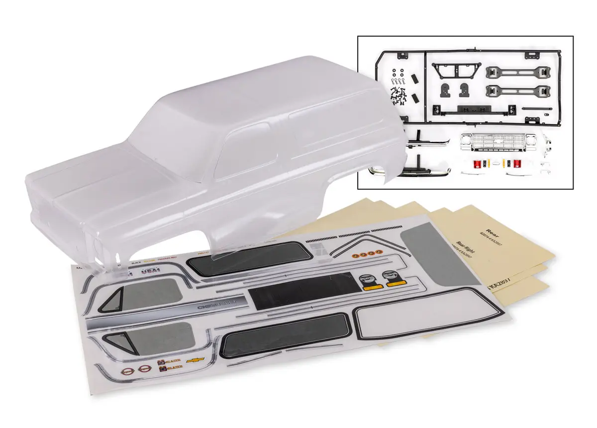 Trx-4 1979 Chevy Blazer Body, Clear 1