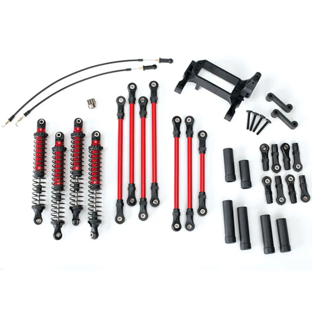Aluminum Long Arm Lift Kit, Complete, Red 1