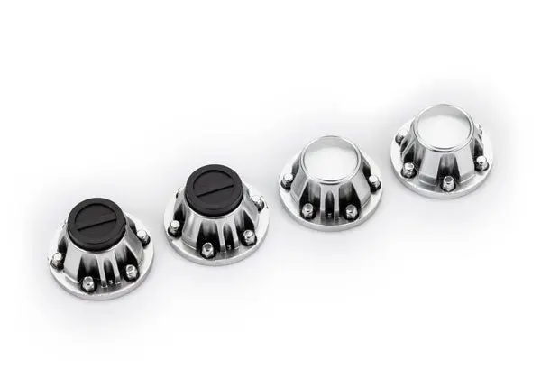 Wheel Center Caps, Satin Chrome 1