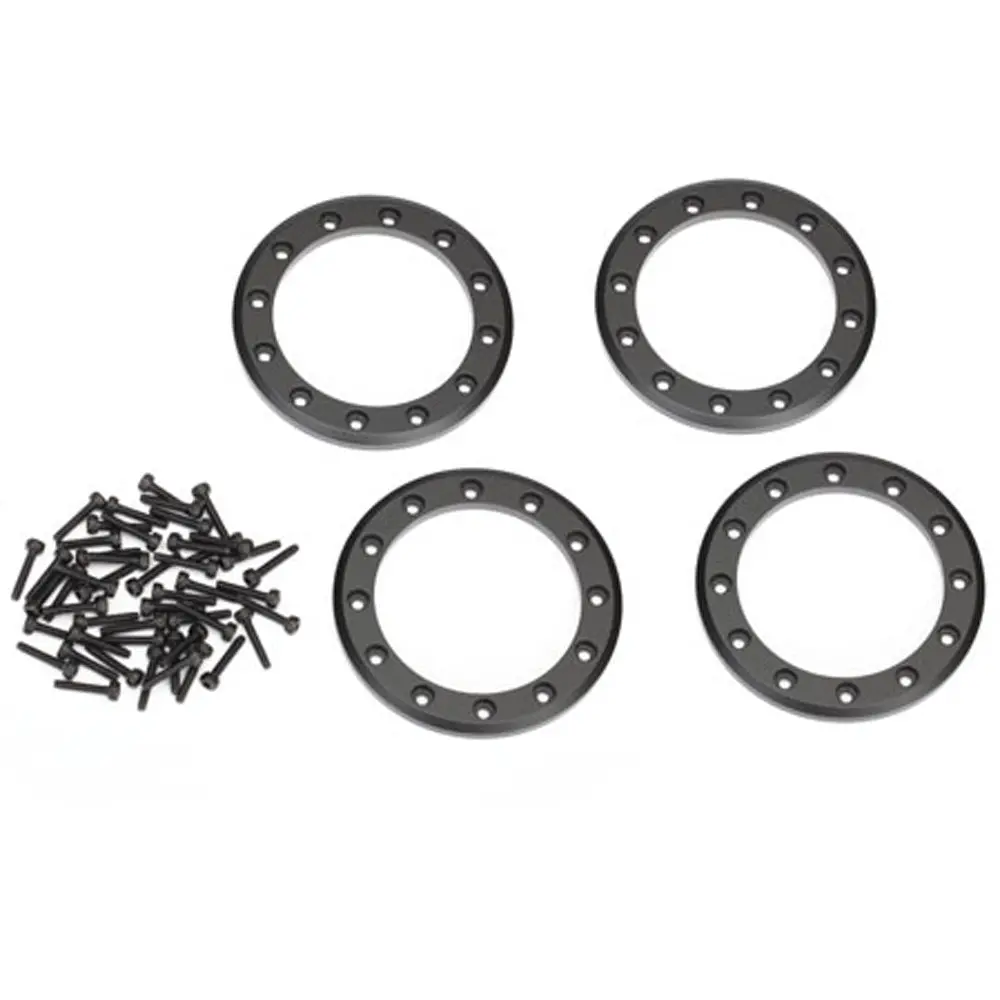 Aluminum Beadlock Rings, 2.2", Black 1