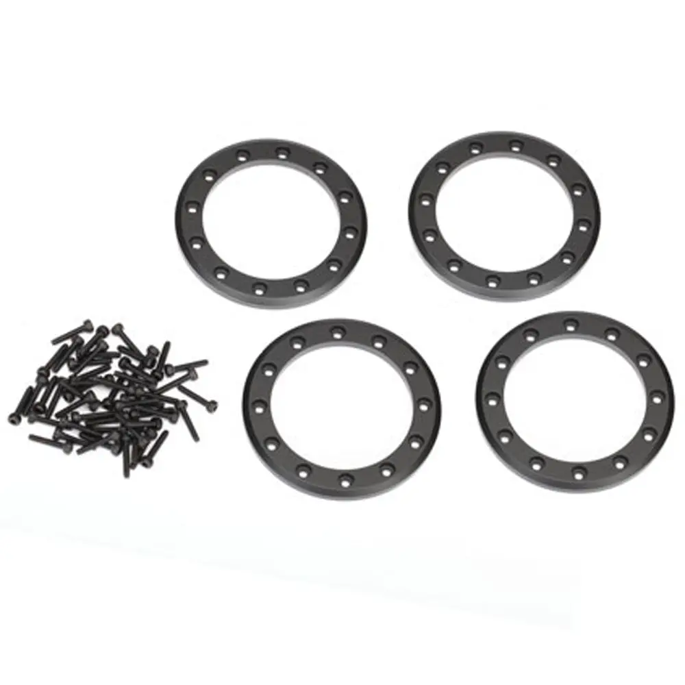 Aluminum Beadlock Rings, 1.9", Black 1