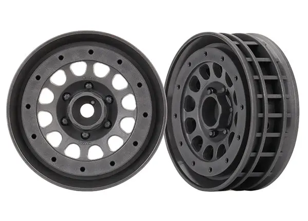 Method 105 1.9" Beadlock Wheels, Charcoal Gray 1