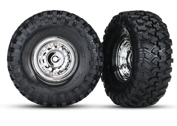 Canyon Trail Tires, 1.9" Wheels, Chrome 1
