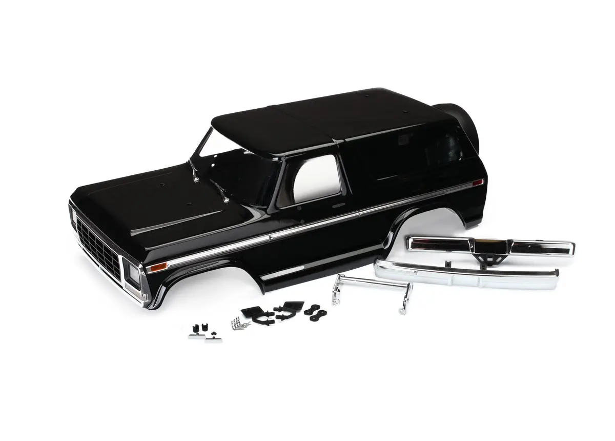 Trx-4 1979 Ford Bronco Complete Body, Black 1