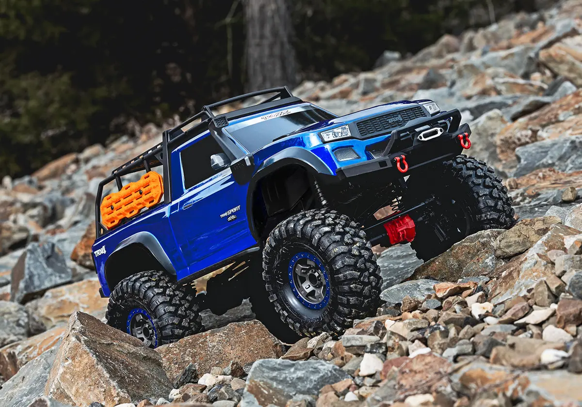 Trx-4 Sport High Trail 1/10 4X4 Crawler Rtr, Blue 1