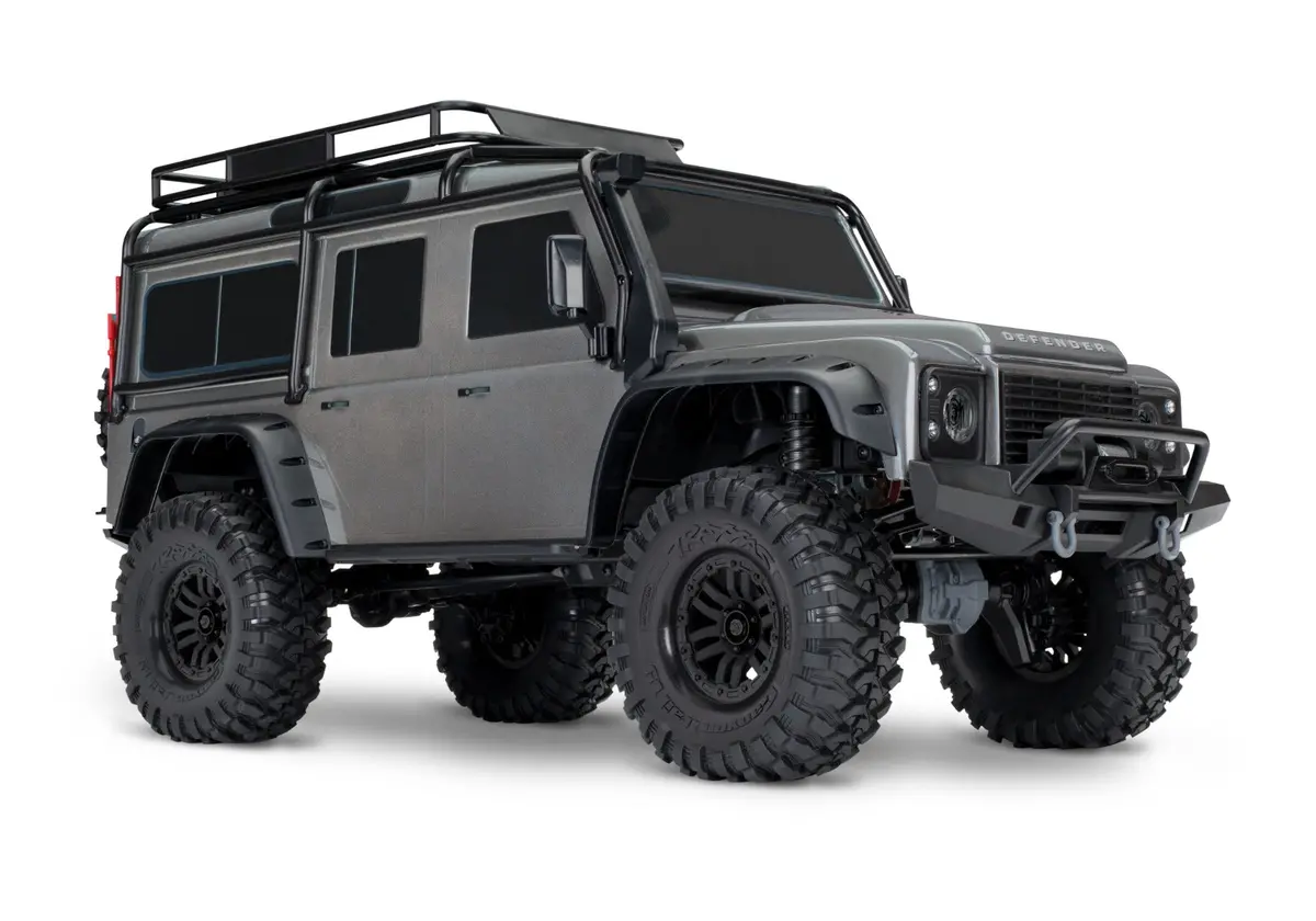 Trx-4 Land Rover Defender 1/10 4X4 Crawler W/ Clipless, Silver 1