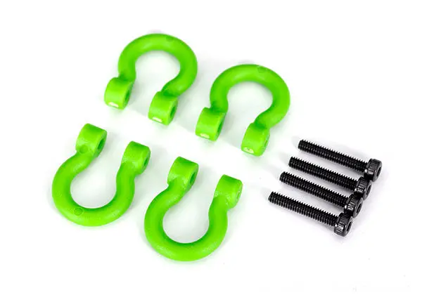 F/R Bumper D-Rings, Green 1