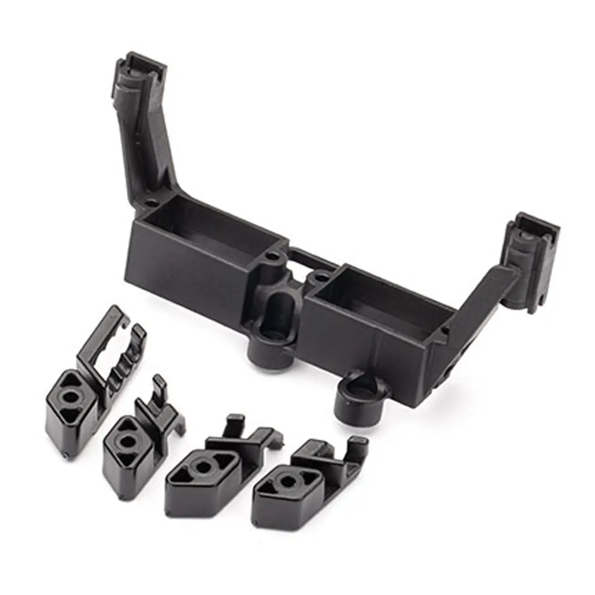 Servo Mount / 2 Speed,  T-Lock, Wire Clips, Trx-6 1
