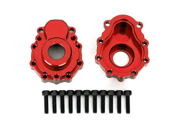Outer Aluminum Portal Drive Housing, Red 1