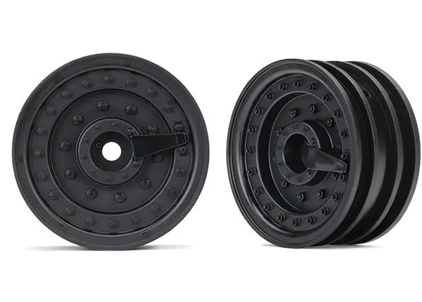 Tactical 1.9" Wheels, 12Mm Hex, Black 1