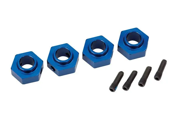 Aluminum Hex 12Mm Wheel Hubs, Blue 1