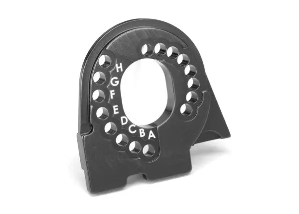Aluminum Motor Mount Plate, Charcoal Gray 1