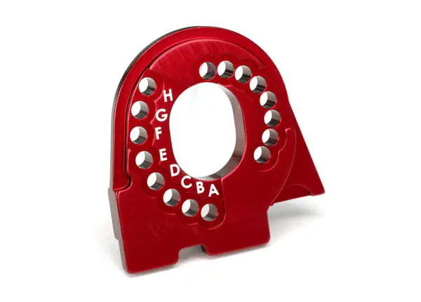 Aluminum Motor Mount Plate, Red 1