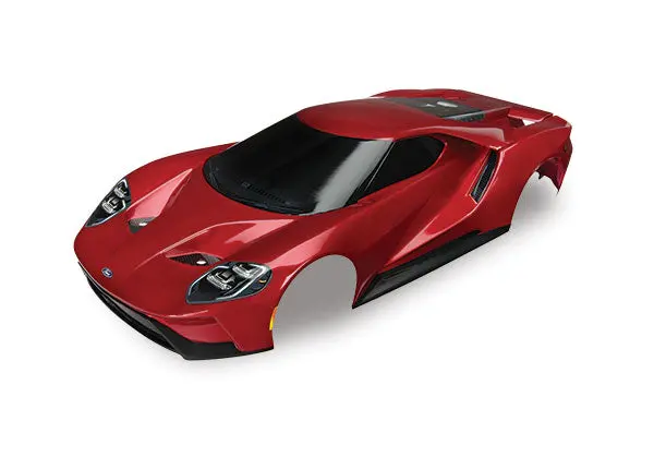 4-Tec Ford Gt Pre-Cut Body, Red 1