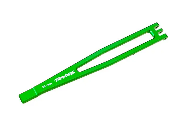 Aluminum Battery Hold-Down, Green 1