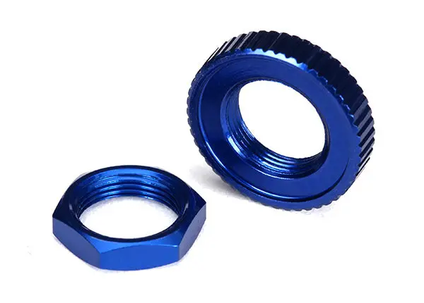 Aluminum Servo Saver Nuts, Blue 1