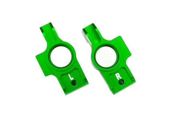 Aluminum Stub Axle Carriers, Green 1
