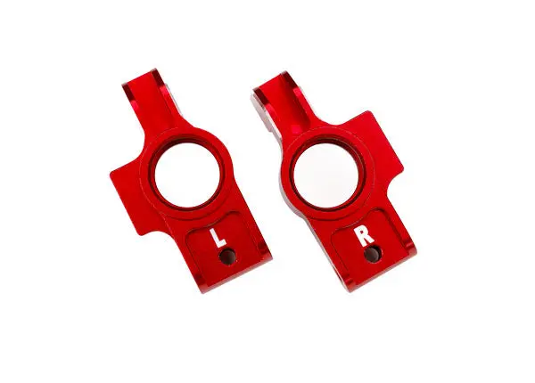 Aluminum Stub Axle Carriers, Red 1