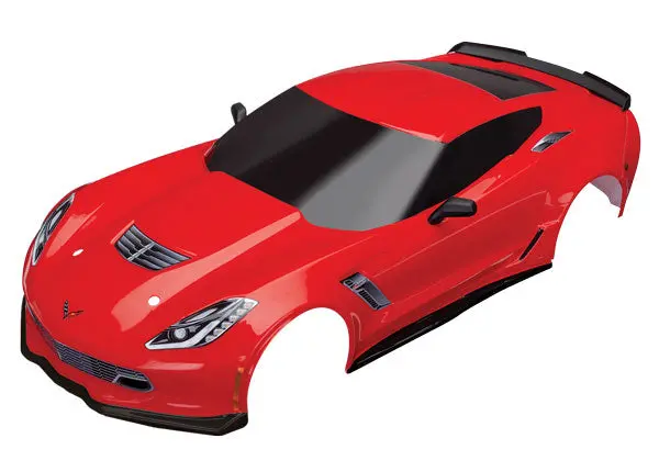Chevy Corvette Z06 Body, Red, Complete 1