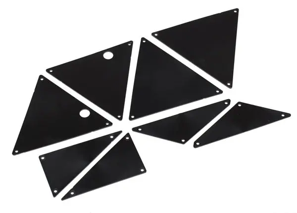Tube Chassis Inner Panel Set, Plastic, Black 1