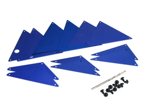 Aluminum Tube Chassis Inner Panel Set, Blue 1