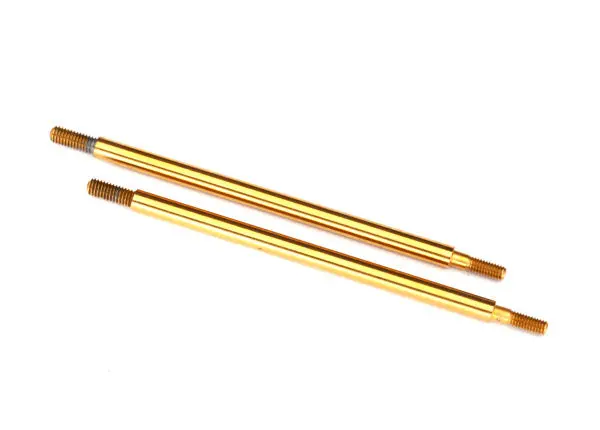 Rear Tin Coated Gtr Shock Shafts, 74Mm, Threaded, Udr 1