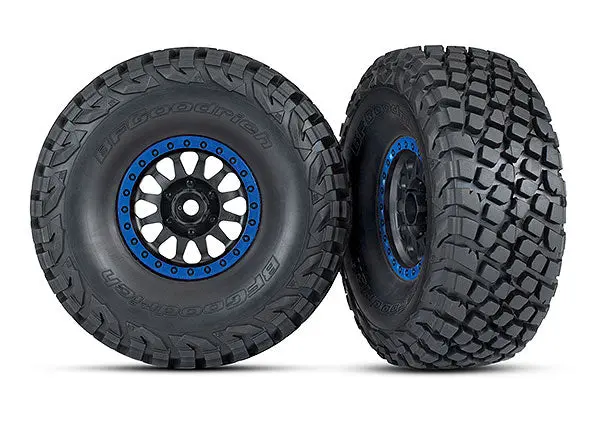 Udr Bfgoodrich Kr3 Tires On 101 Method Wheels F/R, Black/Blue 1