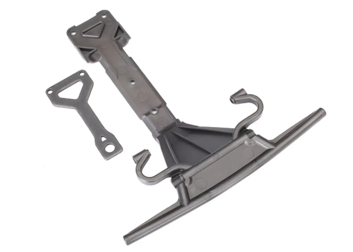 Front Plastic Skidplate & Steal Support Plate 1