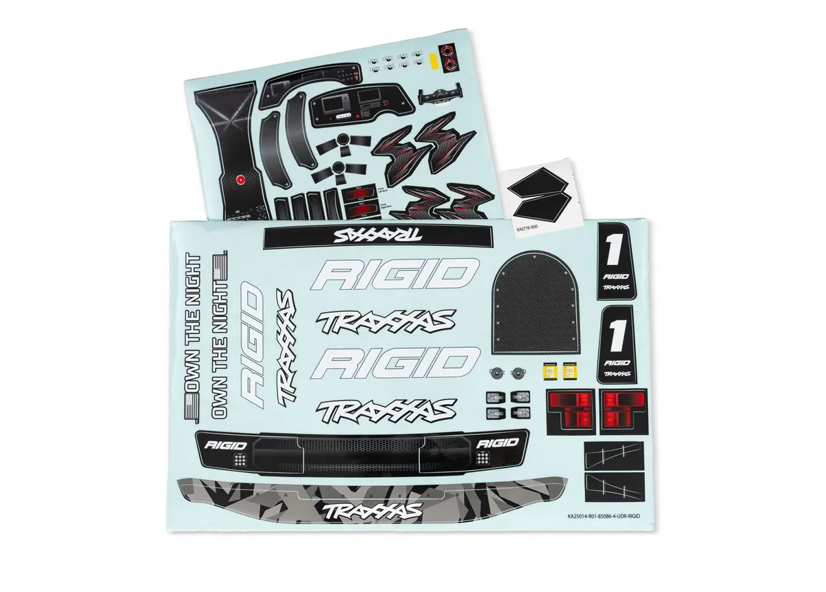 Unlimited Desert Racer Rigid Edition Decal Sheets 1