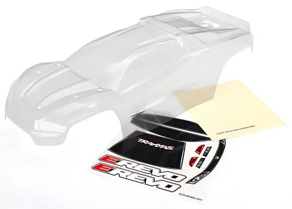 E-Revo Vxl Pre-Cut Body, Clear 1