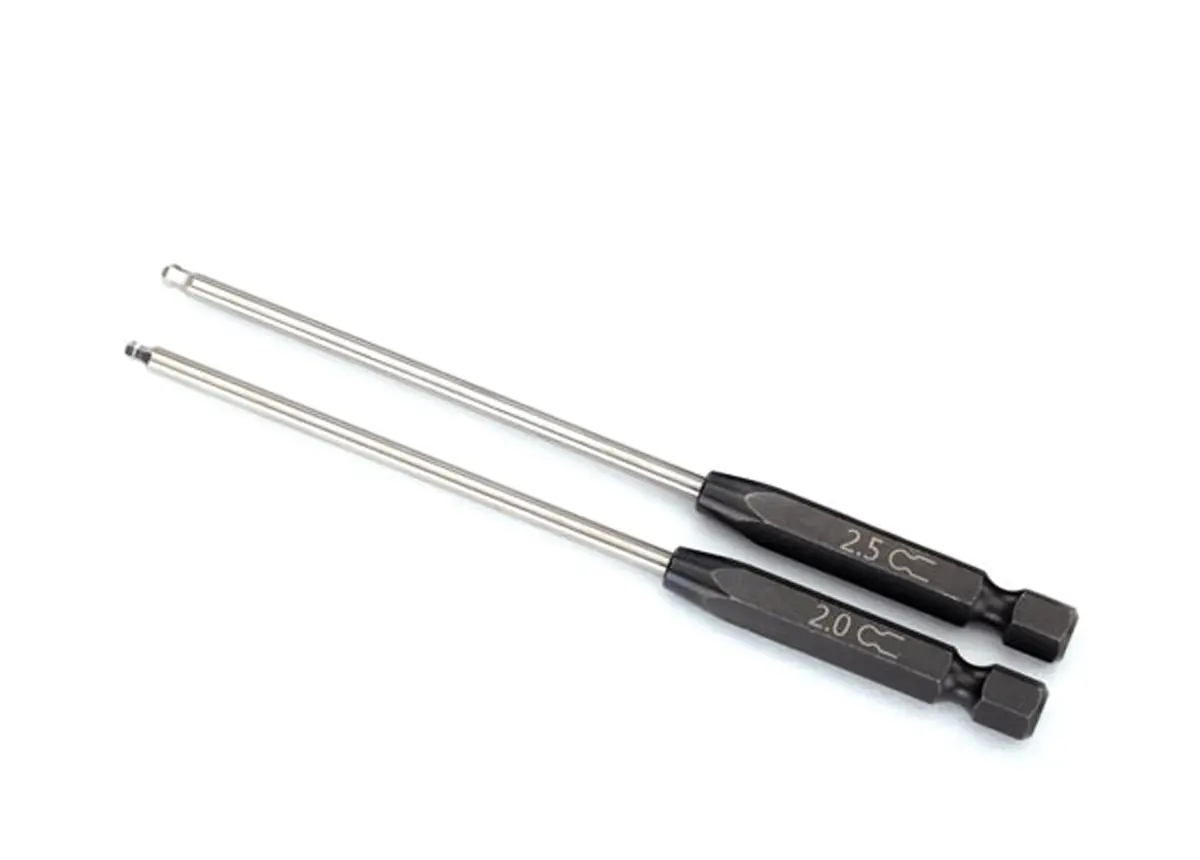 Speed Bit 1/4" Hex Driver Set, Ball-End, 2Pc 1