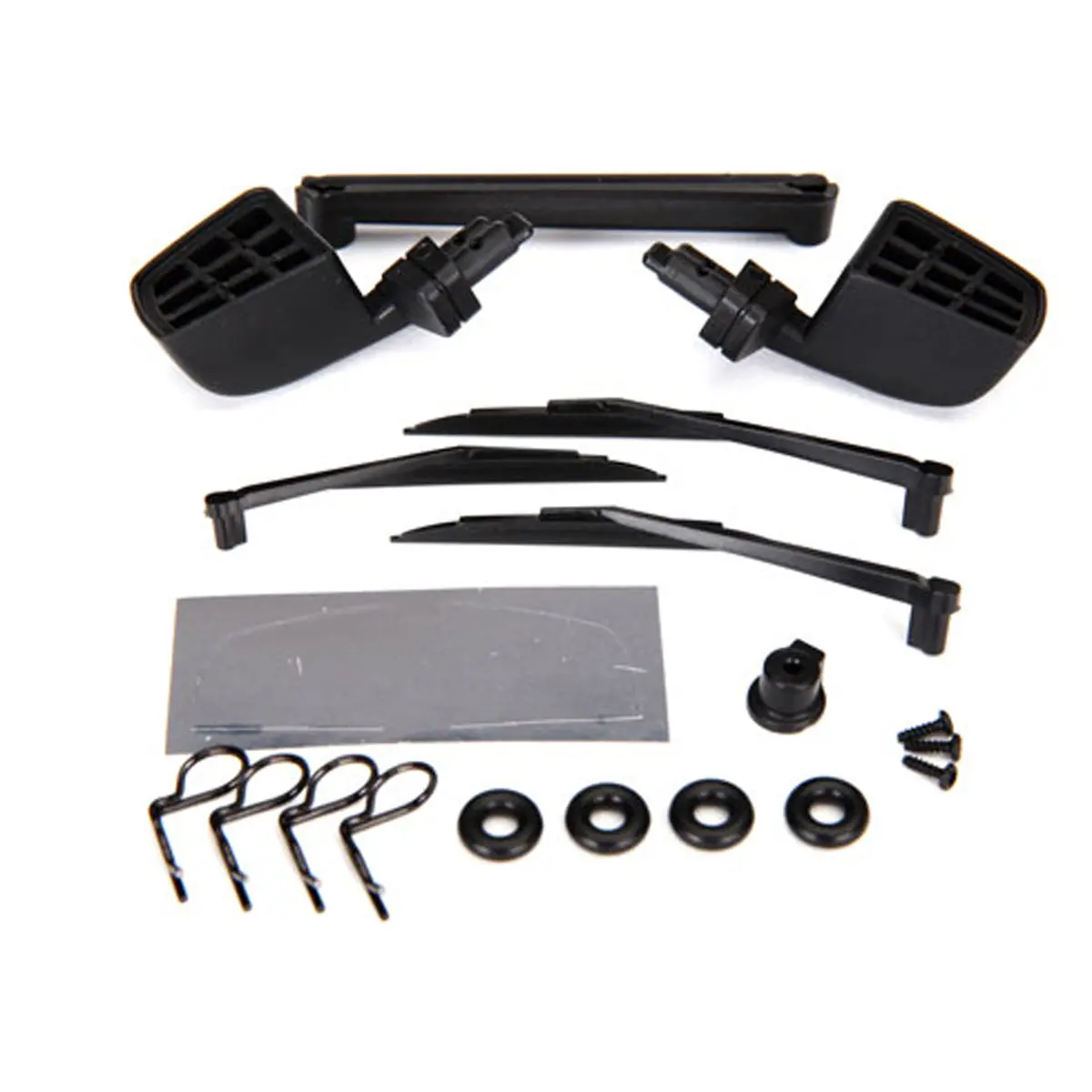 Left & Right Side Mirrors, Black, Trx 4 / Trx-6 1