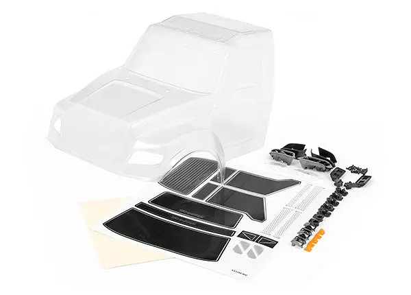 Trx-6 Ultimate Rc Hauler Body, Clear/Unpainted 1