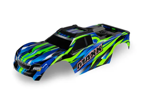 Maxx Body For Extended Chassis, Green 1