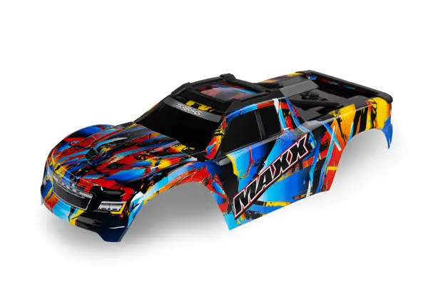 Maxx Body For Extended Chassis, Rock N' Roll 1