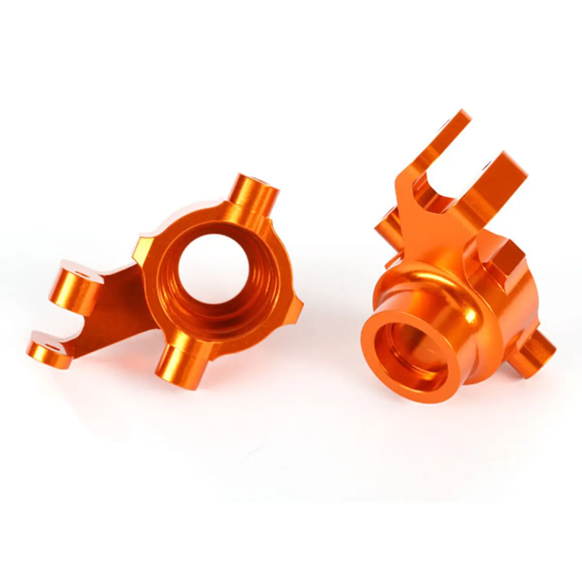 Aluminum Steering Blocks, Orange 1