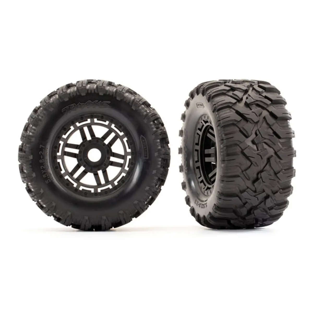 Maxx At Tires, Maxx Wheels, 17Mm Splined, Black 1