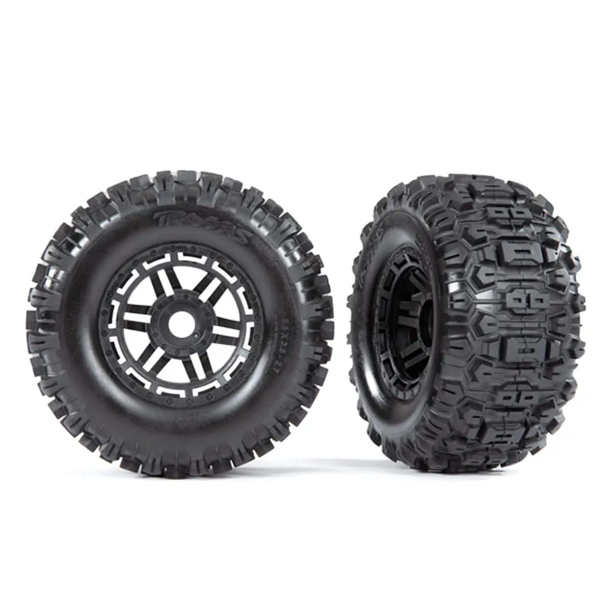 Sledgehammer Tires, 2.8" Dual Profile Wheels, Black 1