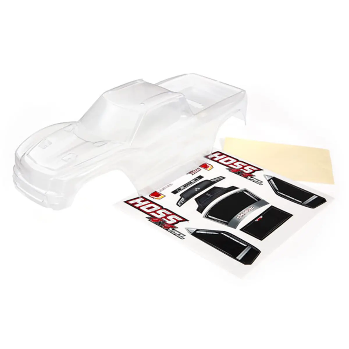 Hoss Vxl 4X4 Body, Clear & Decals 1