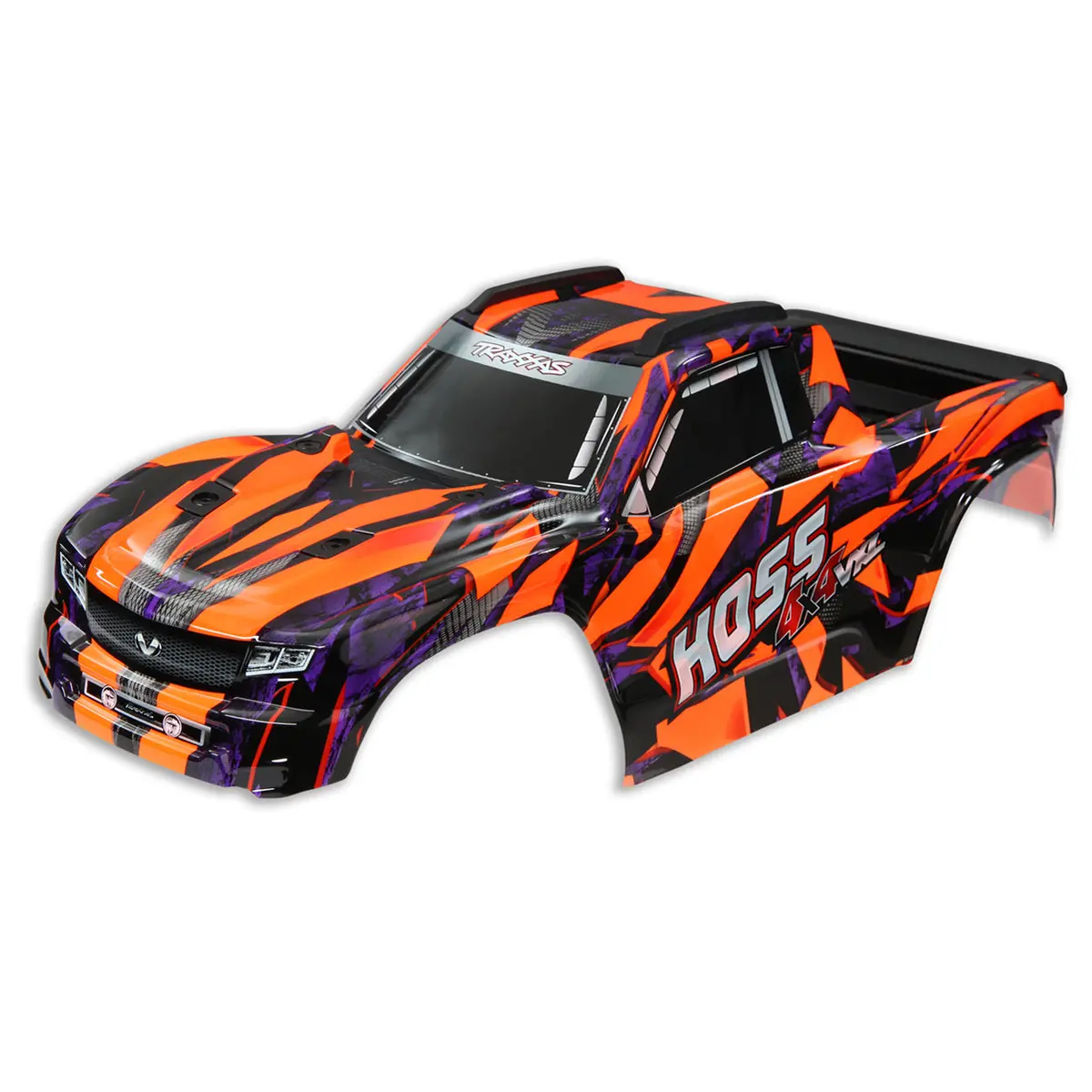 Hoss Vxl 4X4 Body, Assembled, Orange 1