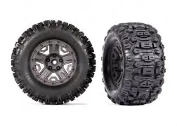 Sledgehammer Tires & 2.8" Wheels, Charcoal Gray (2) 1