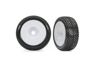 Jato 4X4 Response Pro Low-Profile Pre-Glued Tires, White (2) 1