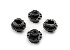 Bigfoot 4X4 Brushless Wheel Center Caps, Black (4) 1