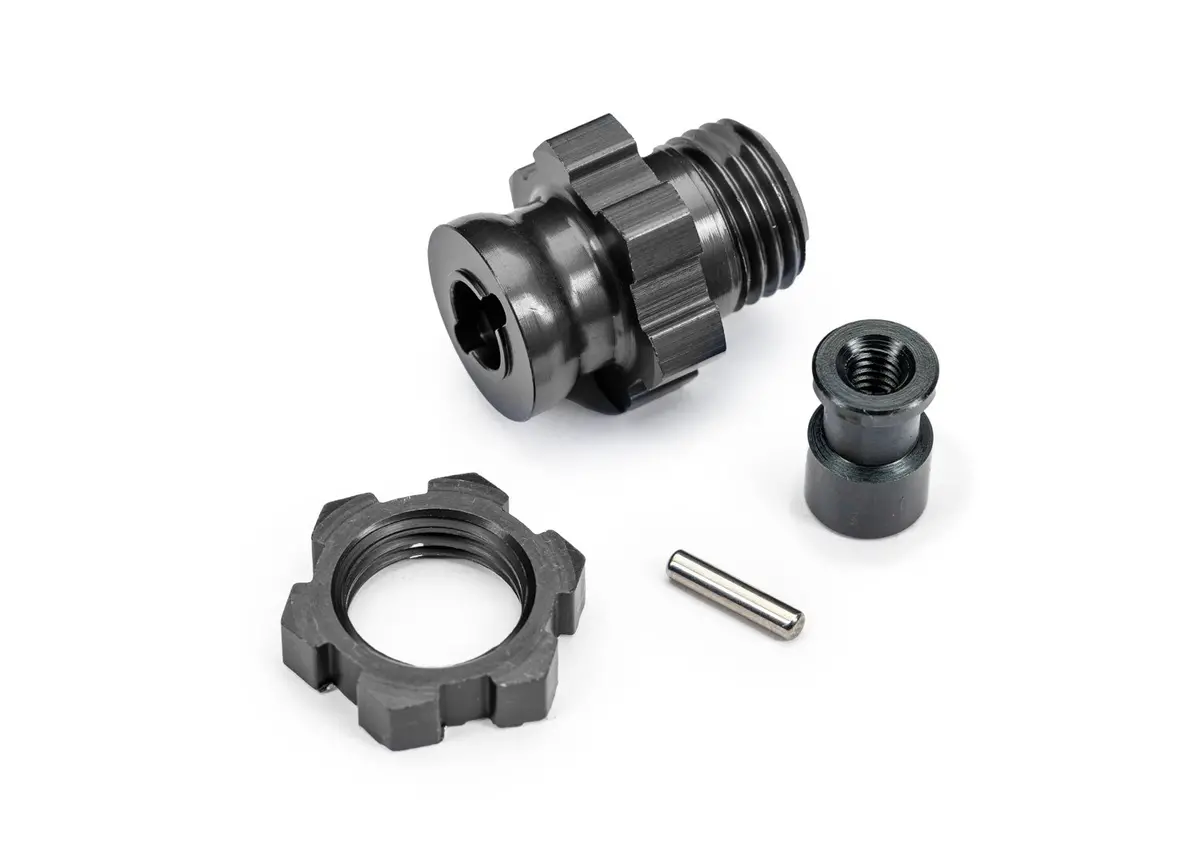 17Mm Splined Wheel Hub/Nut, Green 1