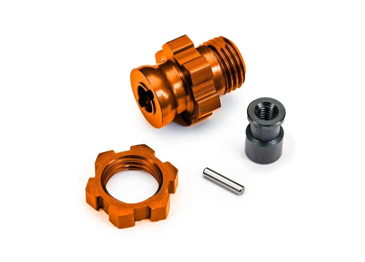 17Mm Splined Wheel Hub/Nut, Orange 1