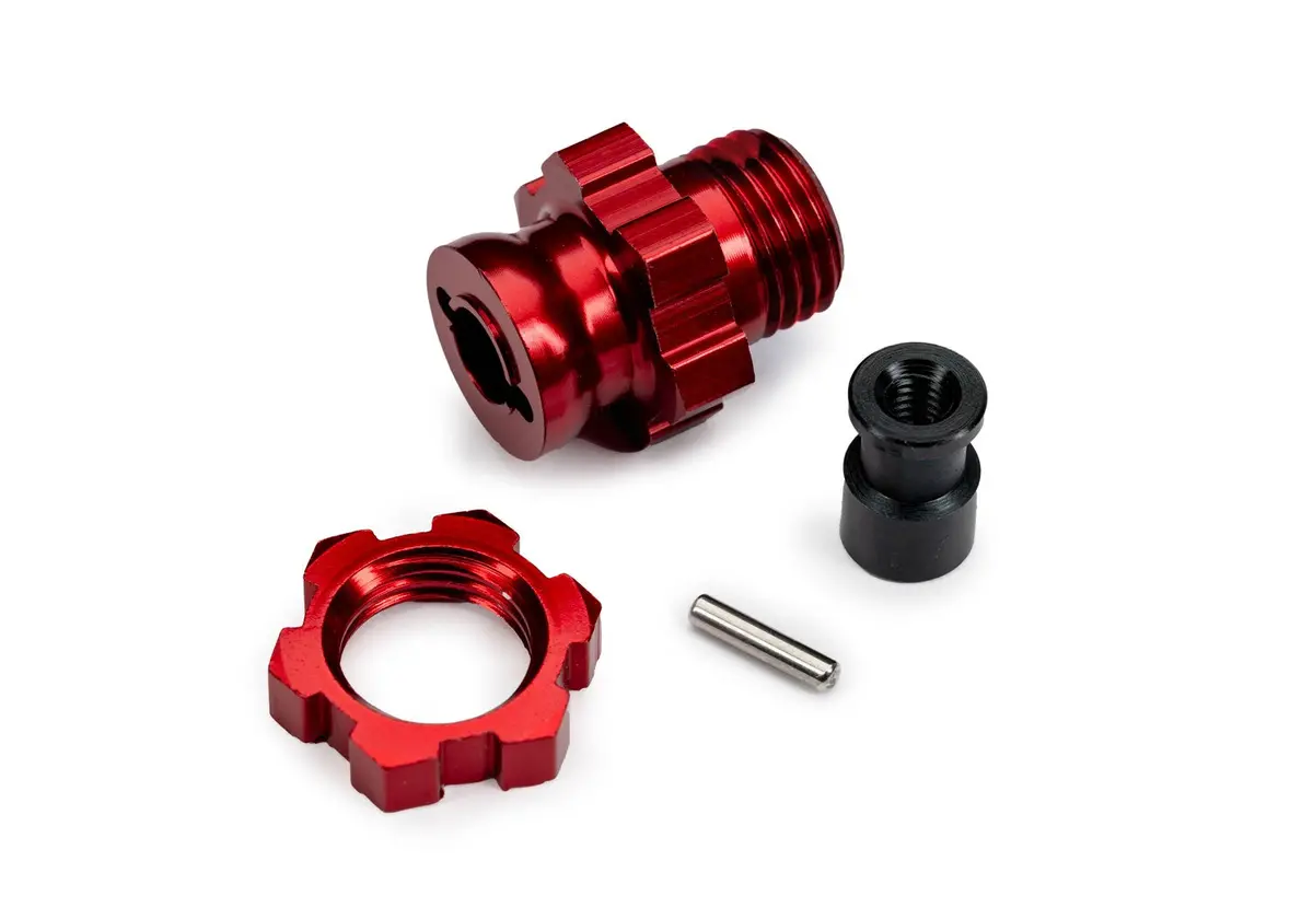 17Mm Splined Wheel Hub/Nut, Red 1