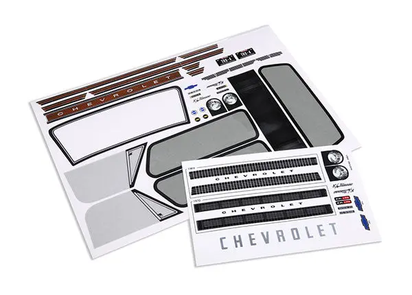 Decal Sheets For The 1969 And 1972 Blazer Body 1