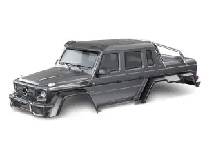 Trx-6 Mercedes G63 6X6 Complete Clipess Body, Silver 1
