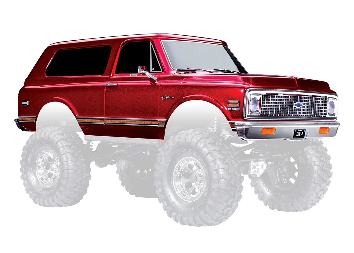 Trx-4 1972 Blazer Body Kit, Red 1