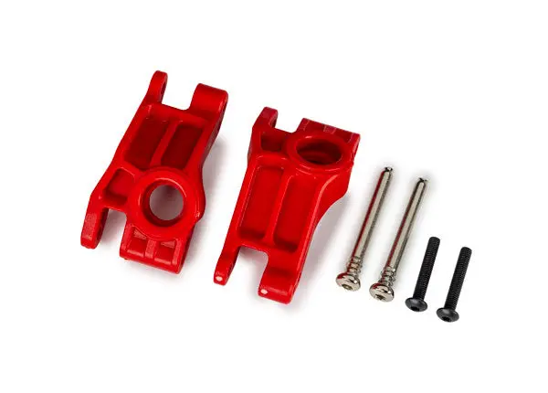 Extreme Heavy Duty Rear Stub Axle Carriers, Red 1